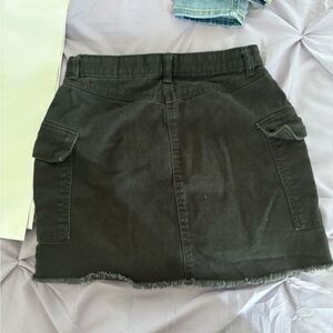H&M Charcoal Denim Skirt